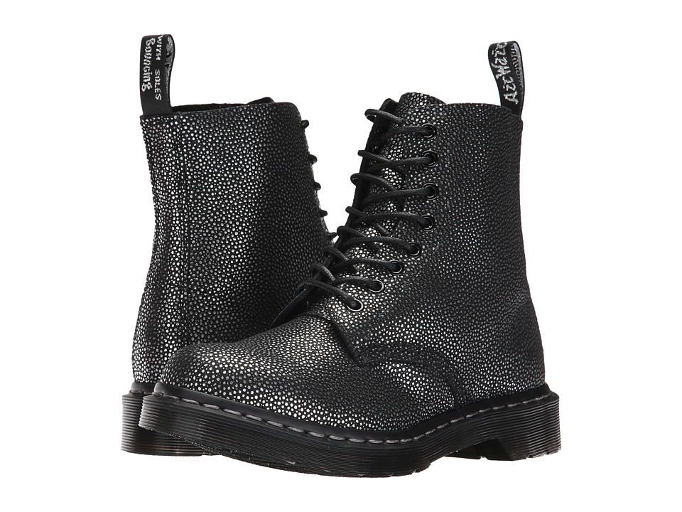 Dr. Martens 1460 Pascal (Black/Silver Pebble Metallic Split) Women