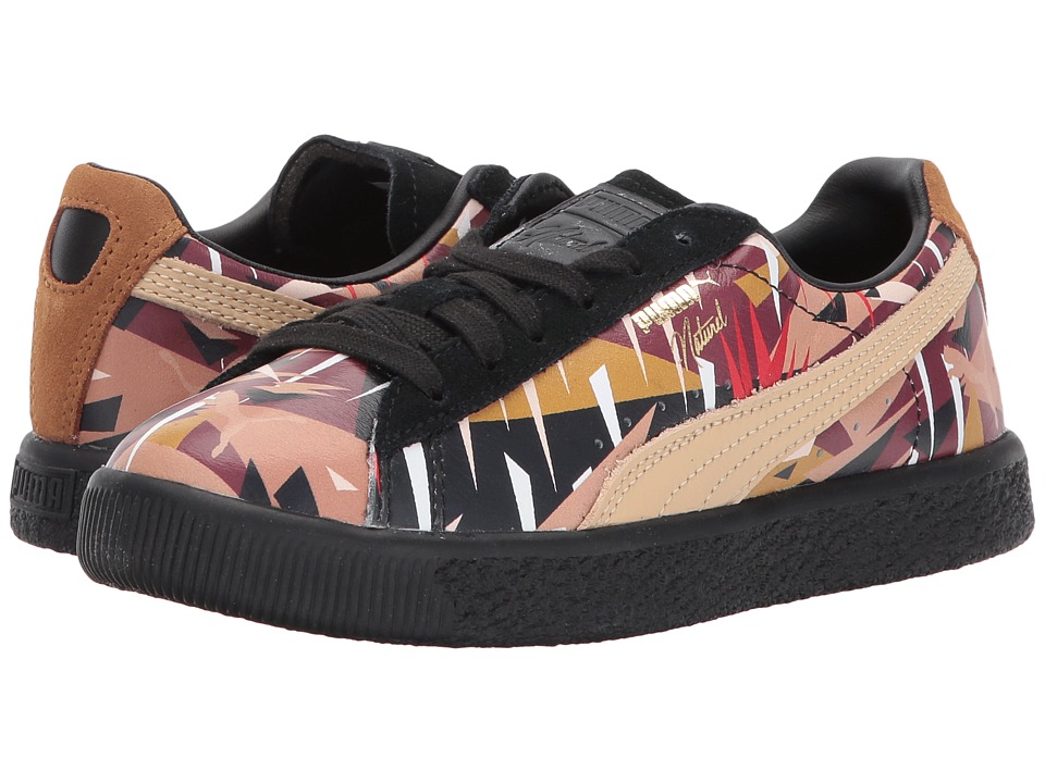 Puma Kids Clyde Moon Jungle Naturel (Little Kid/Big Kid) (Chipmunk Chocolate Brown Natural Vachetta) Kid