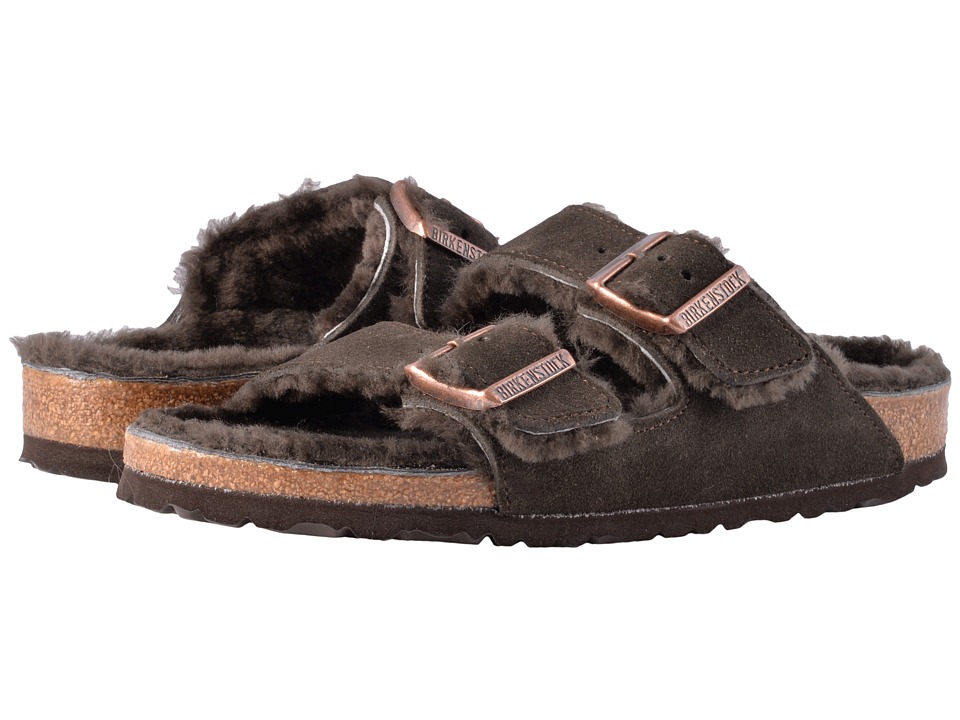 Birkenstock Arizona Shearling (Mocha/Mocha Suede) Women