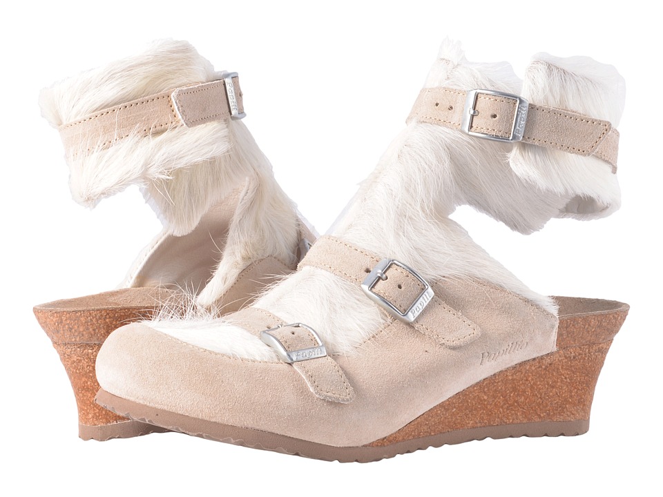 Birkenstock Anuk Premium Collection (Arctic/Off-White Suede) Women