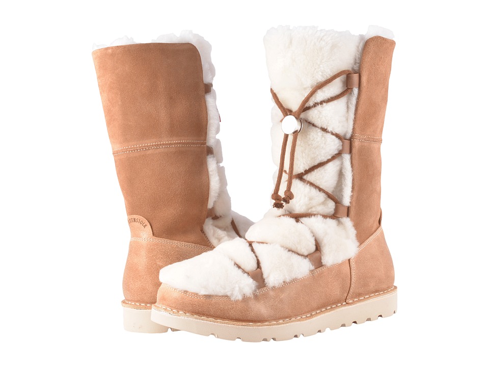 Birkenstock Nuuk Shearling Premium Collection (Nut Leather/Shearling) Women