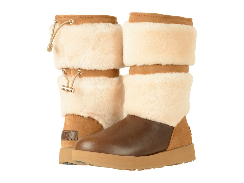 UGG Reykir Waterproof (Chestnut) Women