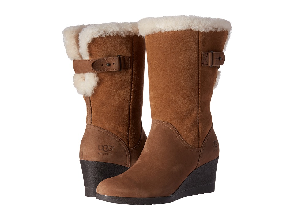 UGG Edelina Waterproof (Chestnut) Women