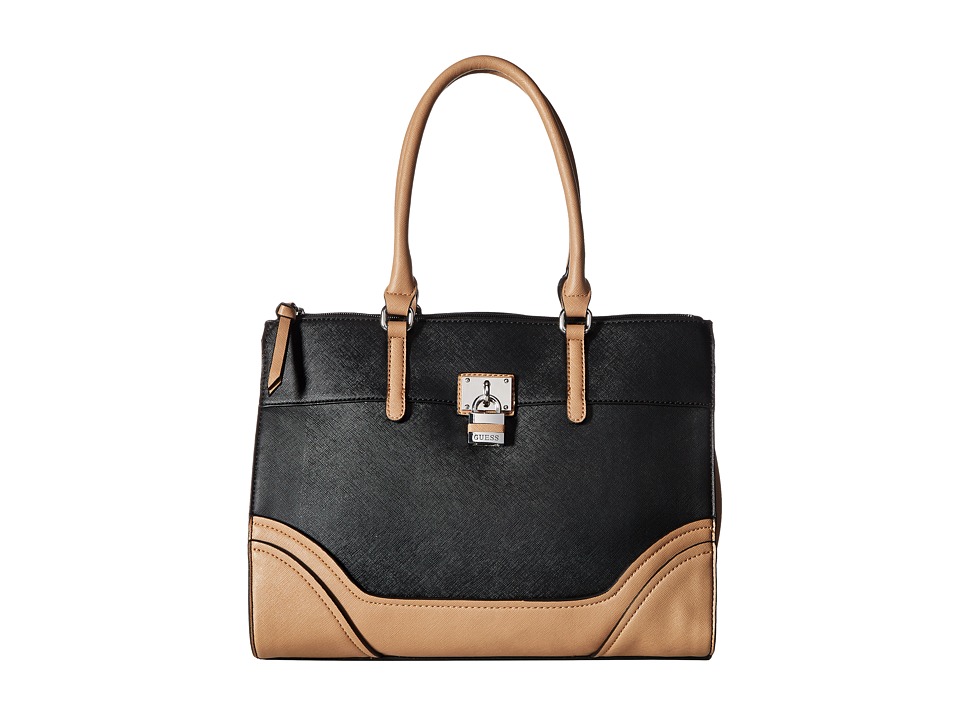 GUESS - Paradis Carryall (Black Multi) Handbags