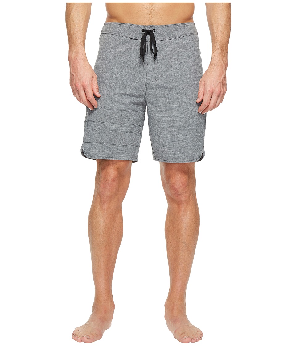 Hurley Phantom Block Party Slub 18 Boardshorts (Black) Men