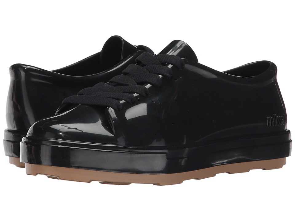 Mini Melissa Mel Be (Little Kid/Big Kid) (Black/Beige) Girl