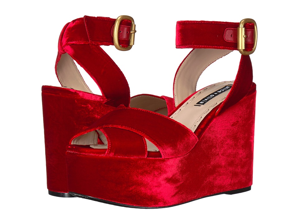 Alice + Olivia Violet (Red Velvet) Women