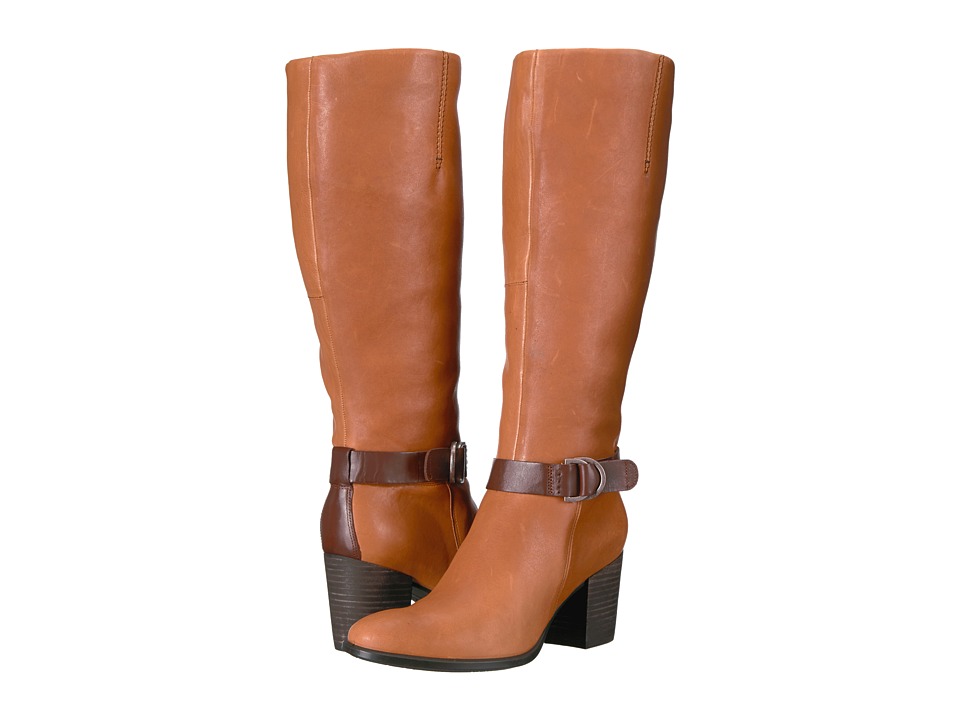 ECCO Shape 55 Tall Boot (Cognac/Mink) Women