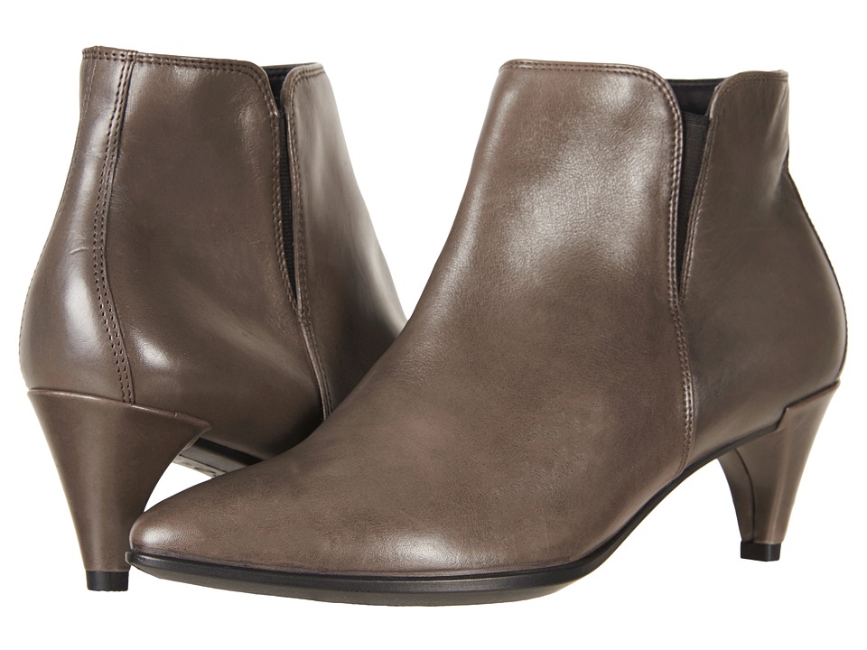 ECCO Shape 45 Sleek Ankle Boot (Stone Calf Leather) Women