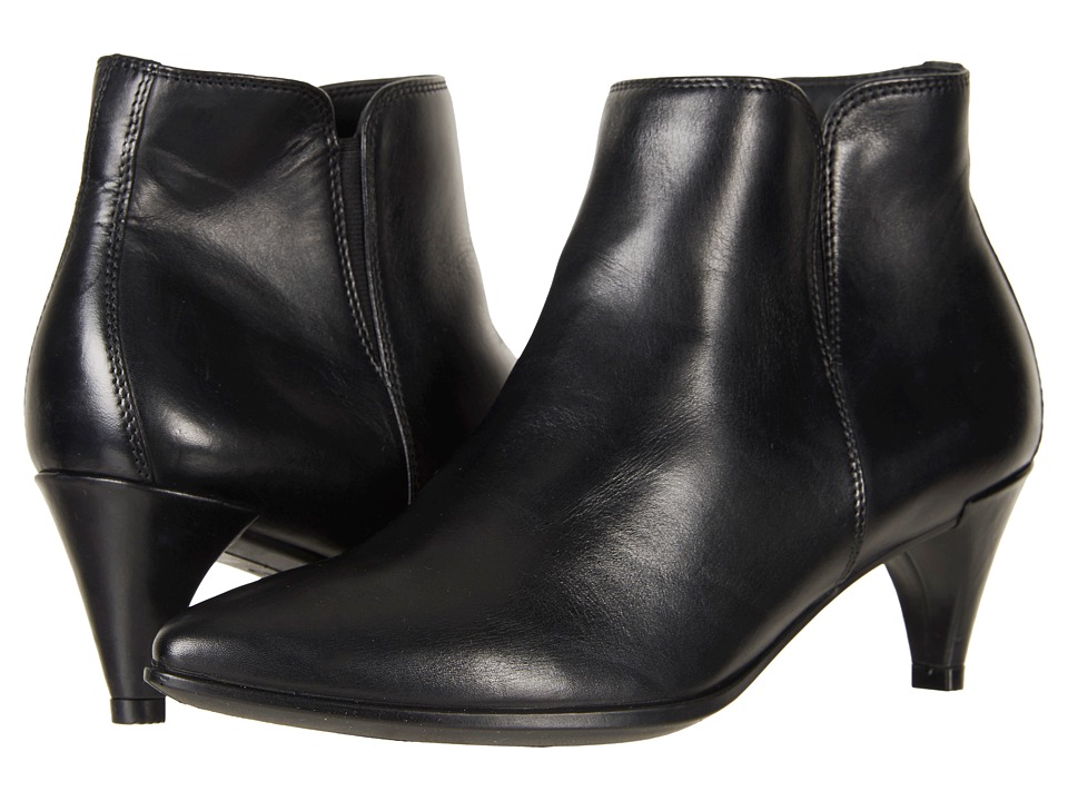 ECCO Shape 45 Sleek Ankle Boot (Black Calf Leather) Women