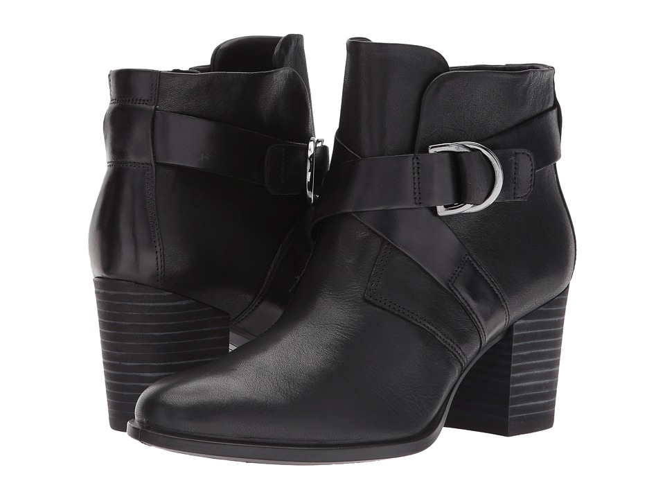 ECCO Shape 55 Mid Cut Boot (Black/Black) Women
