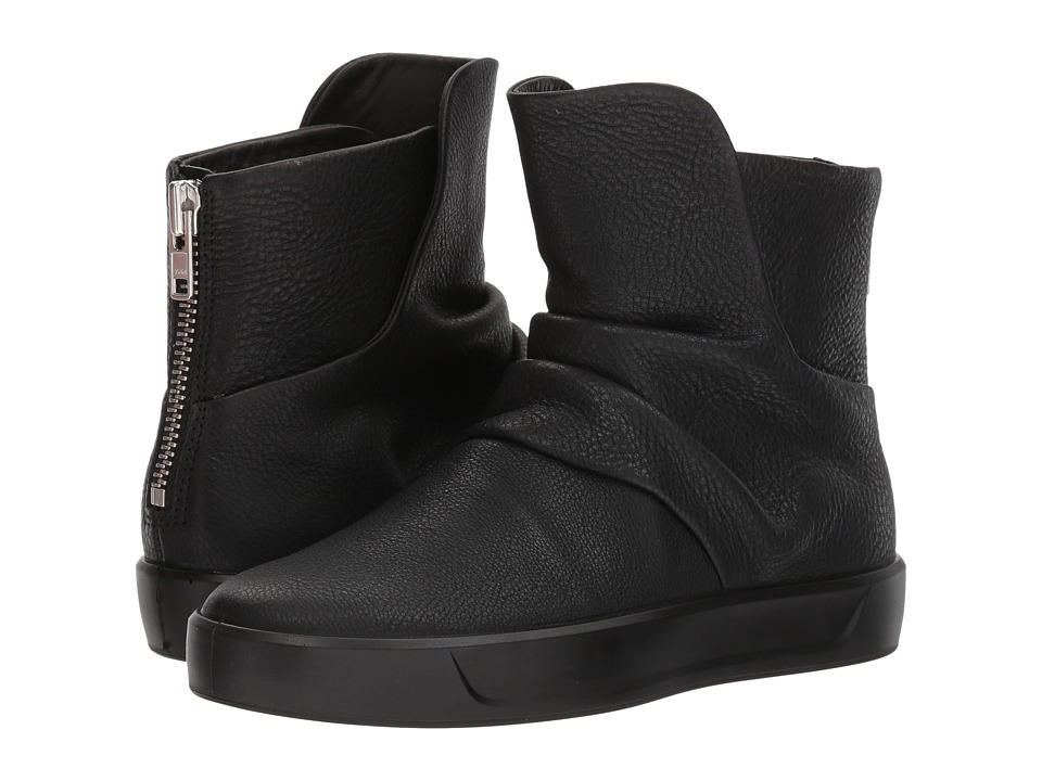 ECCO Soft 8 Slouch Boot (Black Cow Leather) Women