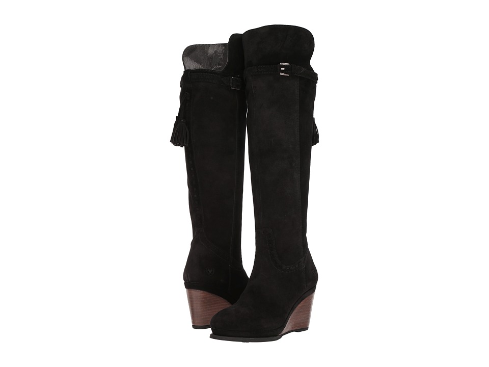 Ariat Knoxville (Black Suede) Cowboy Boots