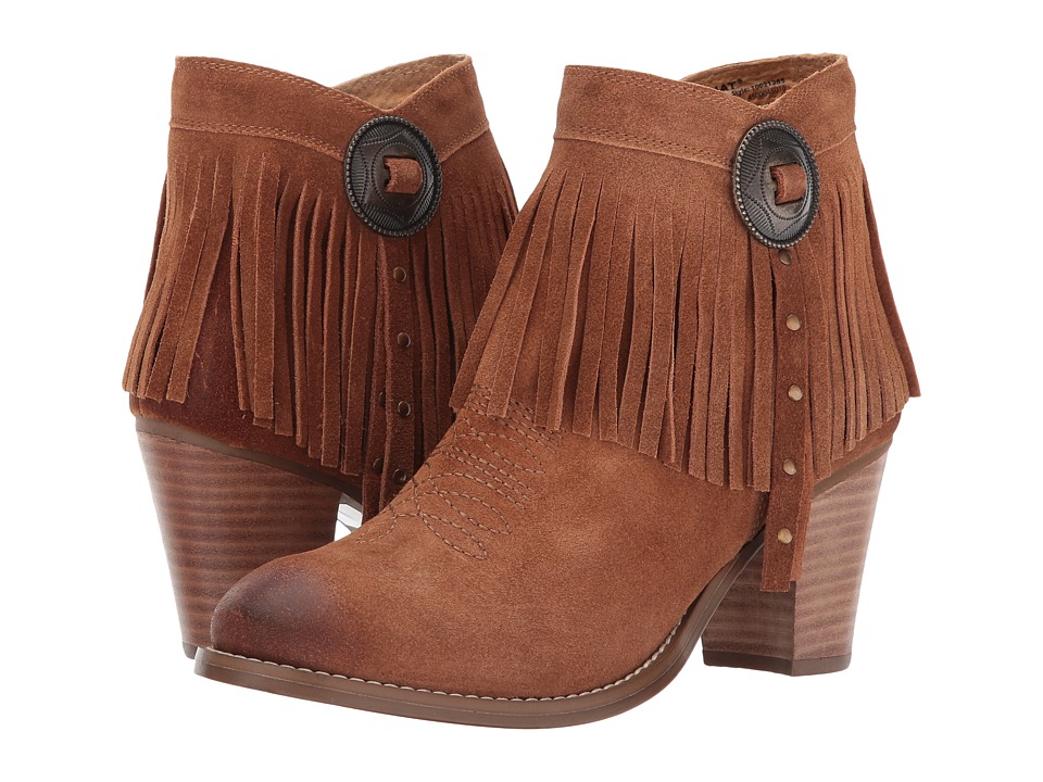 Ariat Unbridled Avery (Whiskey Suede) Cowboy Boots