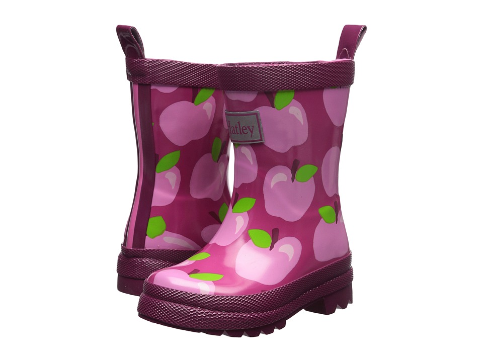 Hatley Kids Apple Orchard Rain Boots (Toddler/Little Kid) (Pink) Girls Shoes