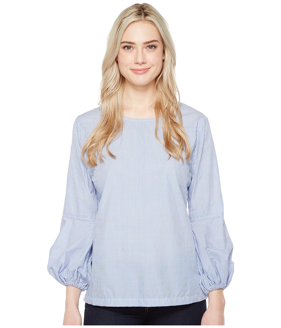 Parker Smith Drew Bubble Sleeve Shirt (Postal Stripe) Women