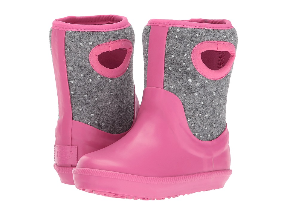 UGG Kids Kex Sparkle (Toddler/Little Kid) (Pink Azalea) Girls Shoes