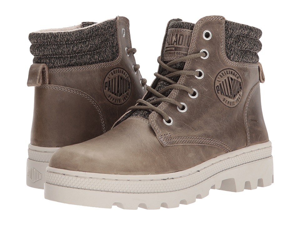 Palladium Pallabosse Hi Cuff L (Fallen Rock/Rainy Day) Women