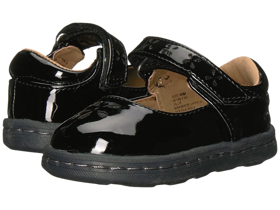 Hanna Andersson Jillie (Infant/Toddler) (Black Patent) Girls Shoes