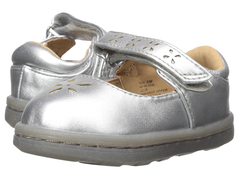 Hanna Andersson Jillie (Infant/Toddler) (Silver Metallic) Girls Shoes