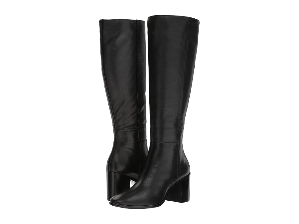 Frye Julia Tall Inside Zip (Black) Women