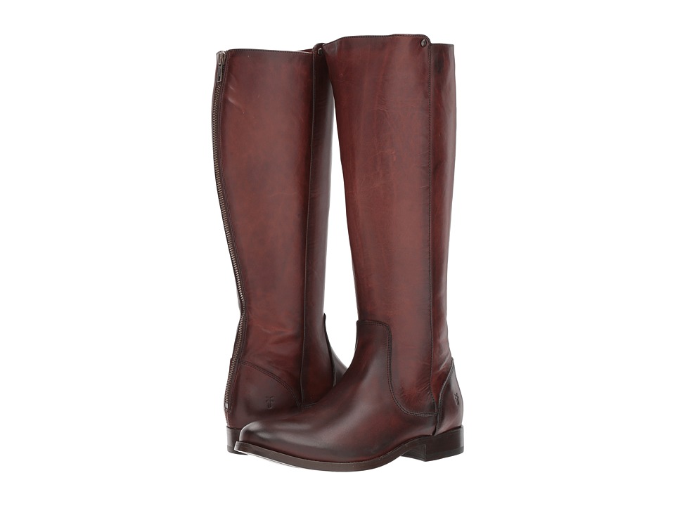 Frye Melissa Stud Back Zip (Redwood) Women