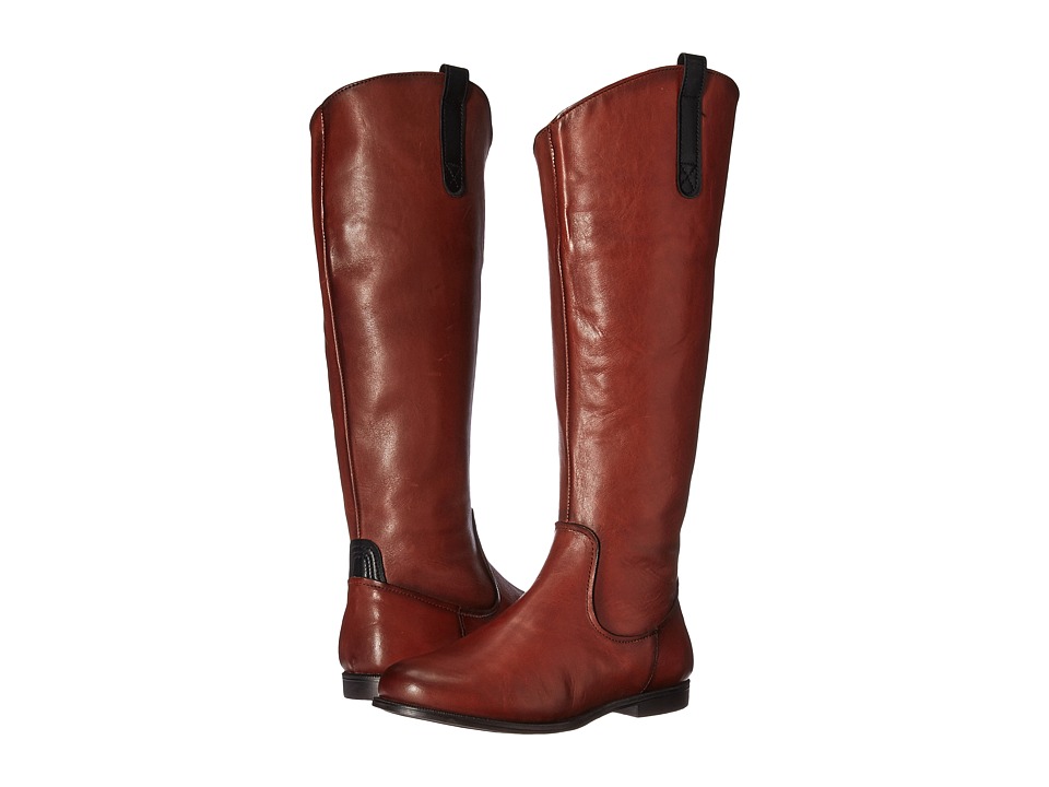 Sebago Plaza Tall Boot (Cognac Leather) Women