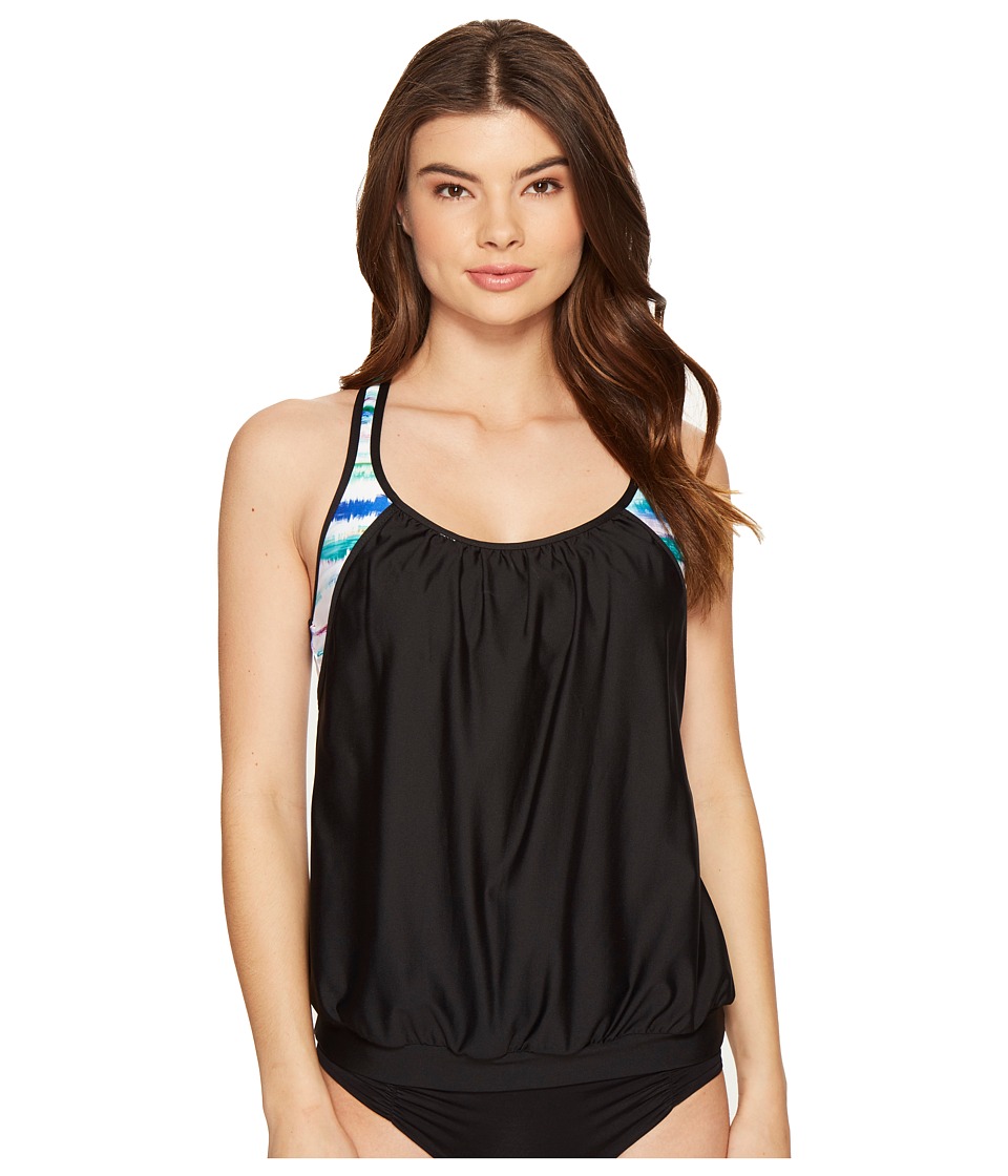 Next by Athena OM Double Up 2 Tankini Top (Multi) Women