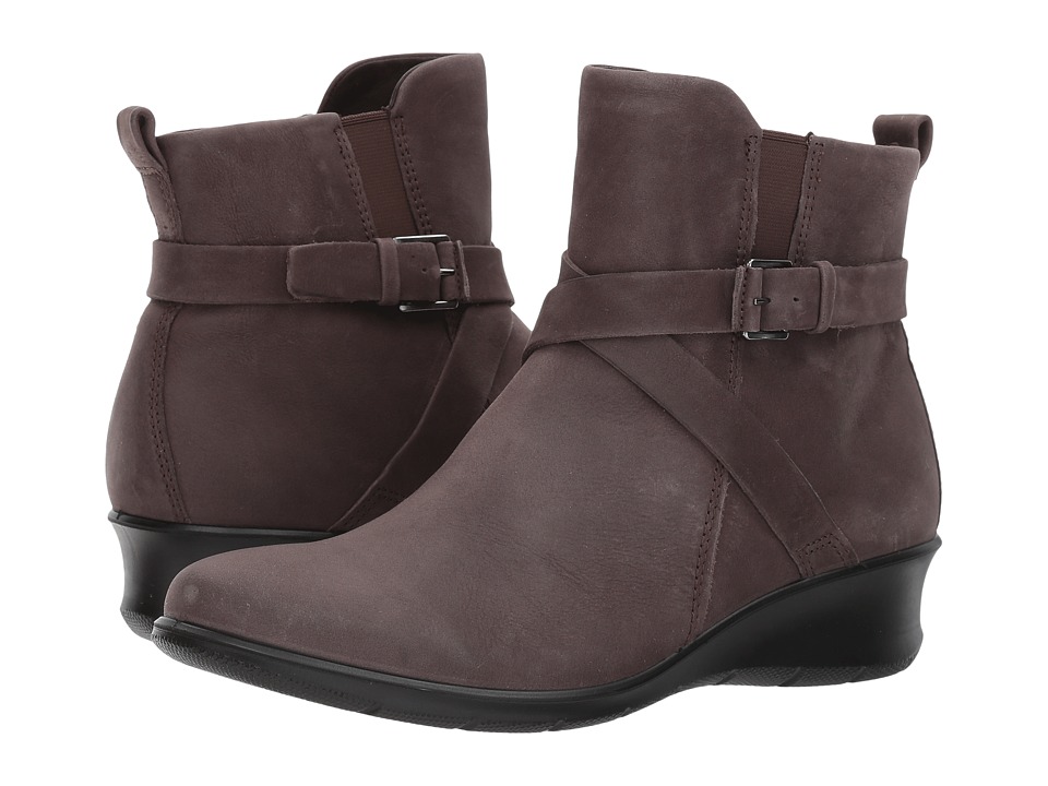 ECCO Felicia Ankle Buckle (Shale Cow Nubuck) Women