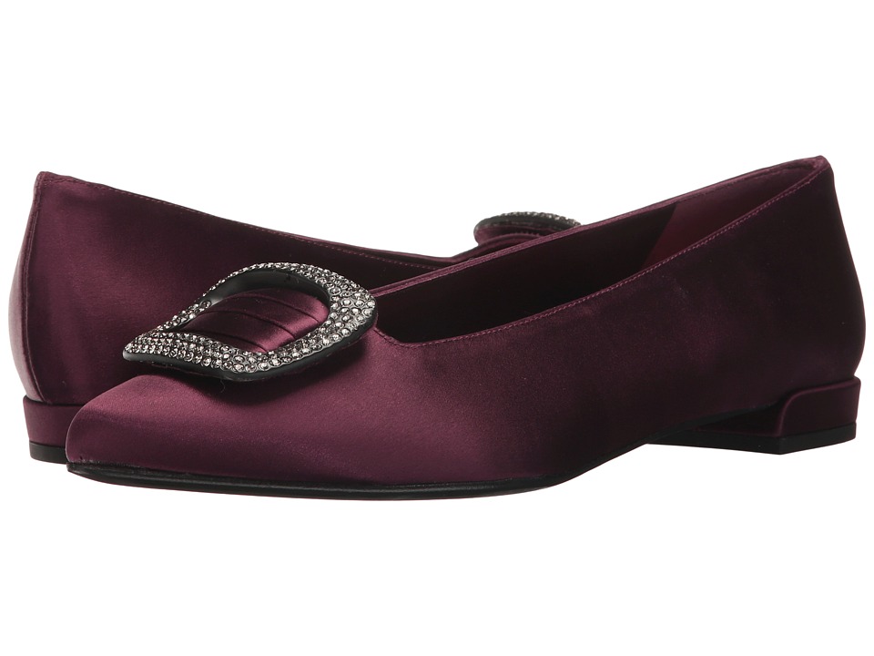 Stuart Weitzman Marqueeflat (Wine Satin) Women