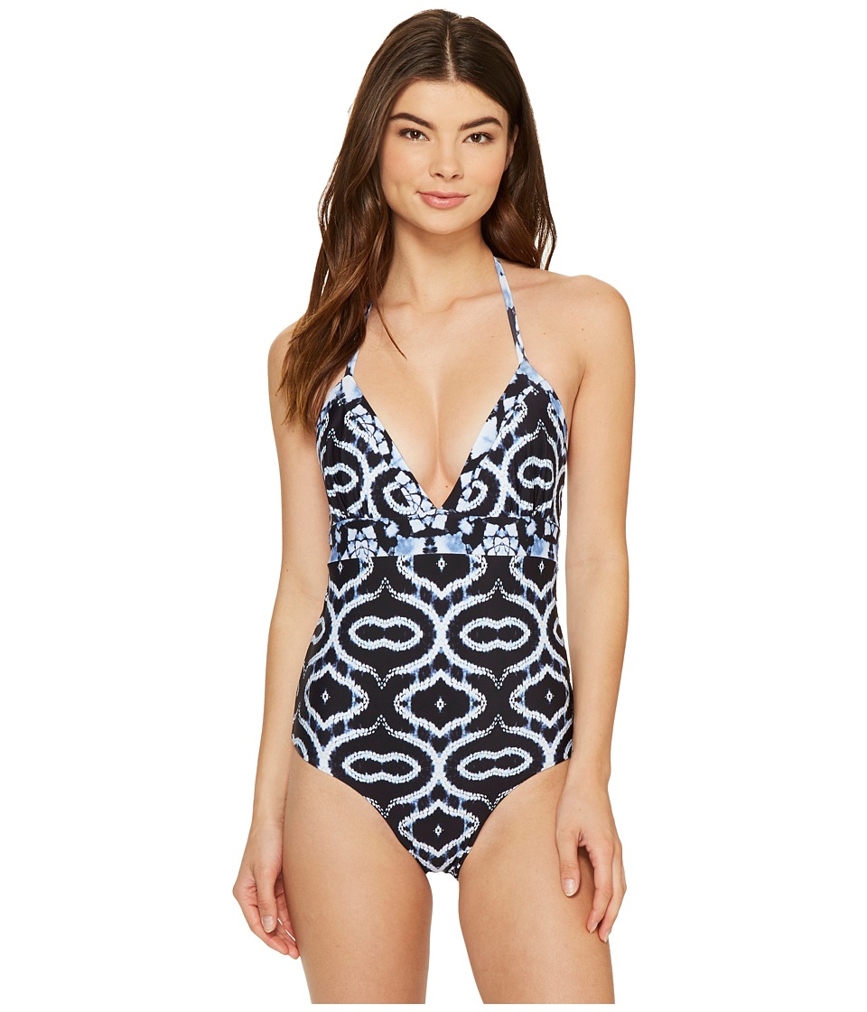 Nicole Miller La Plage by Nicole Miller Mirrored Shibori Combo One-Piece (Mirrored Shibori/Shibori Burst) Women
