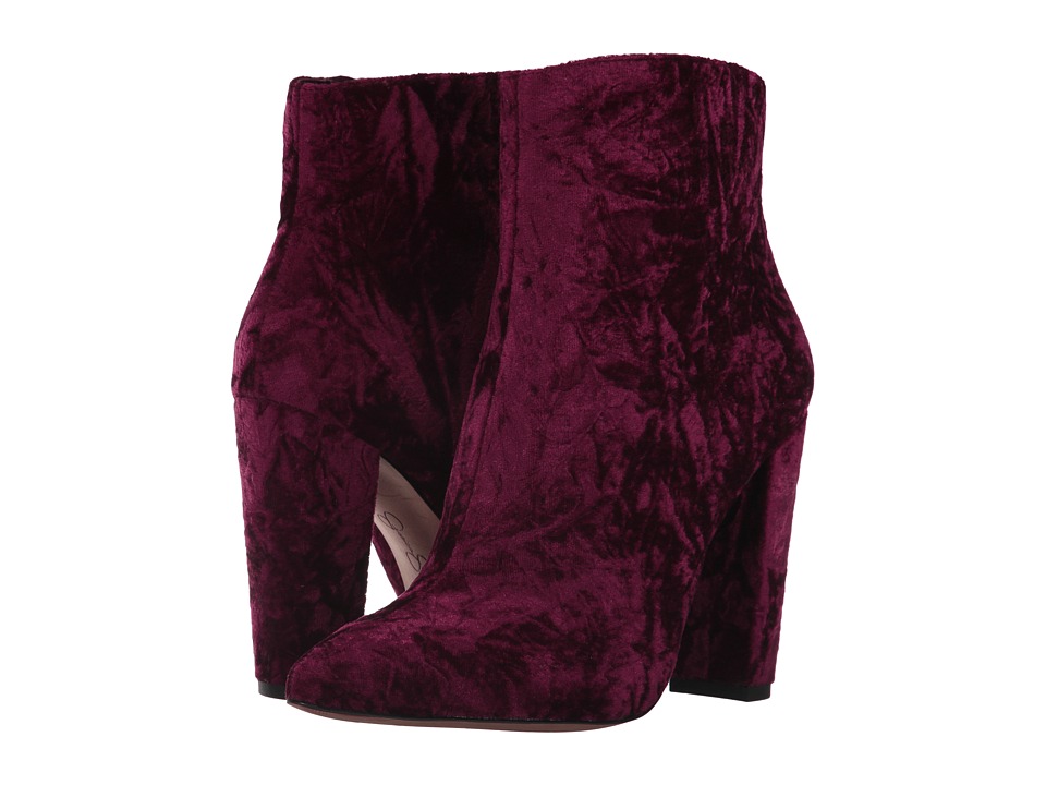 Jessica Simpson Teddi (Plumberry Crushed Velvet/Stretch) Women