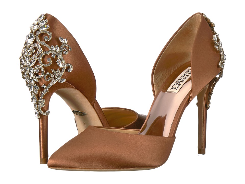Badgley Mischka Karma (Dark Nude Satin) Women