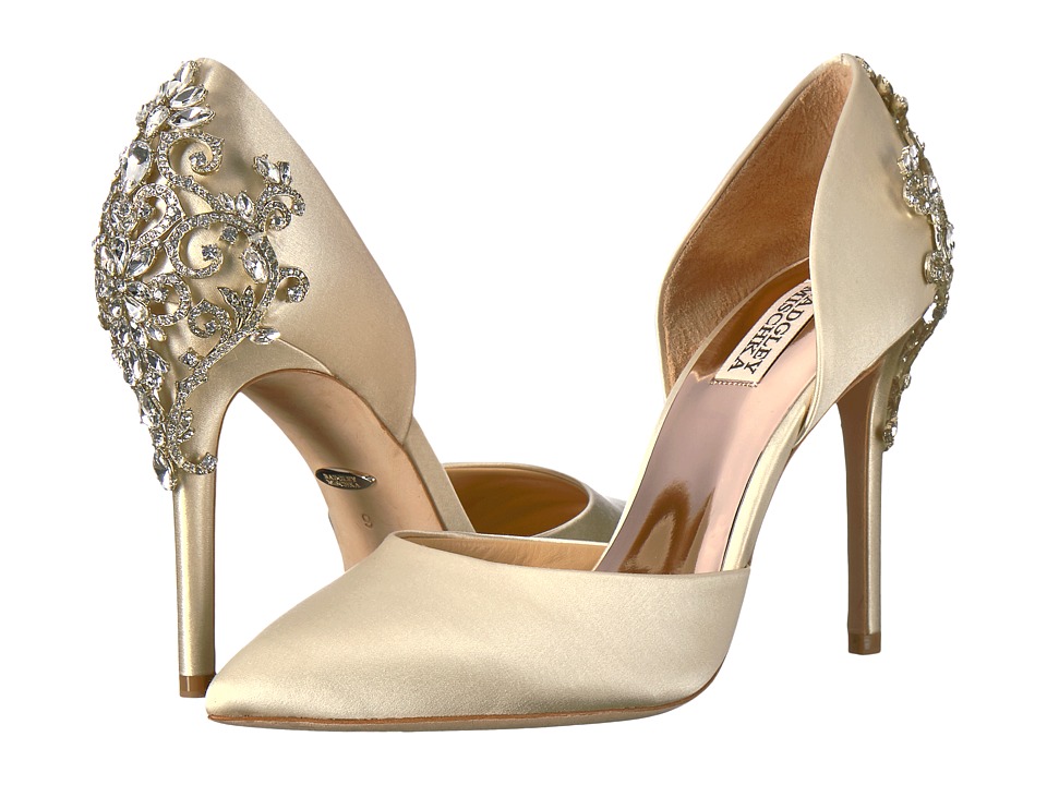Badgley Mischka Karma (Ivory Satin) Women