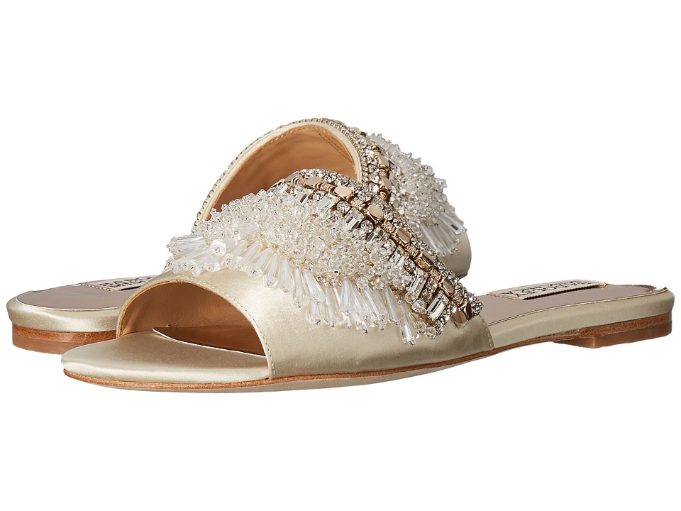 Badgley Mischka Kassandra (Ivory Satin) Women