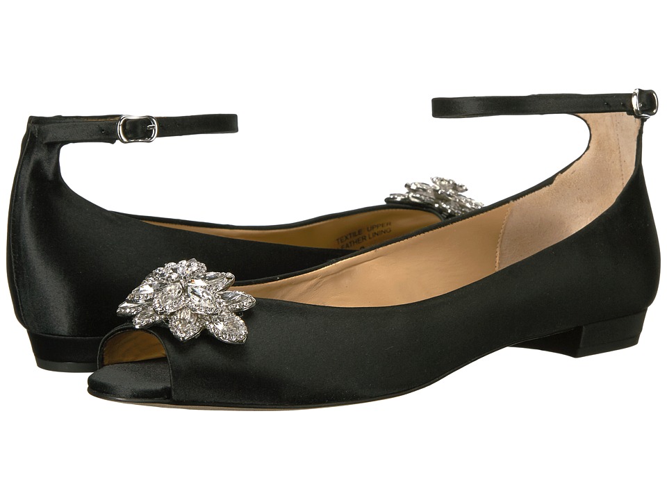 Badgley Mischka Kaidence (Black Satin) Women