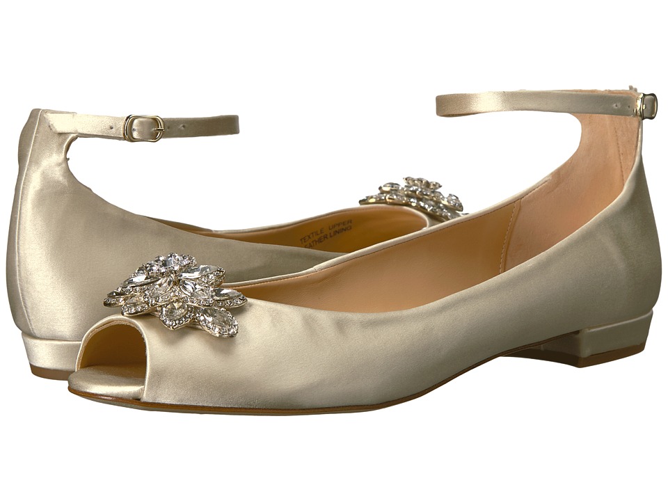 Badgley Mischka Kaidence (Ivory Satin) Women