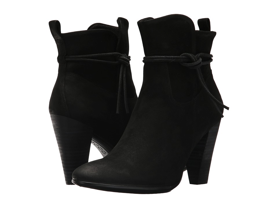 ECCO Shape 75 Tassel Boot (Black) Women