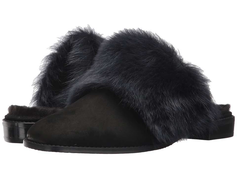 Stuart Weitzman Furgetit (Raven Long Fur) Women