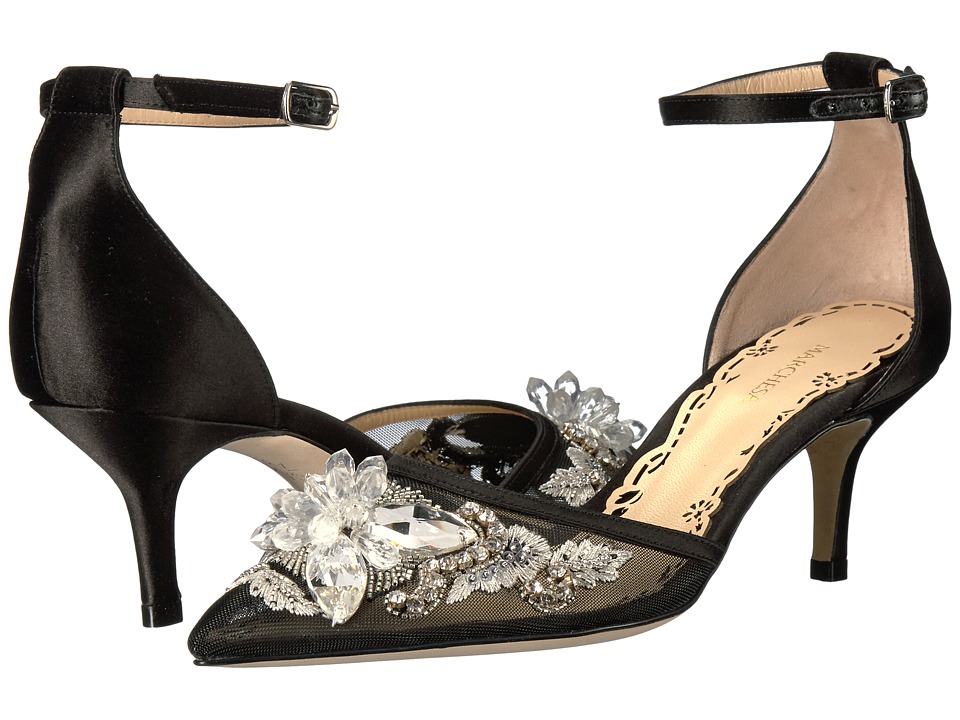 Marchesa Darlene (Black Satin) Women