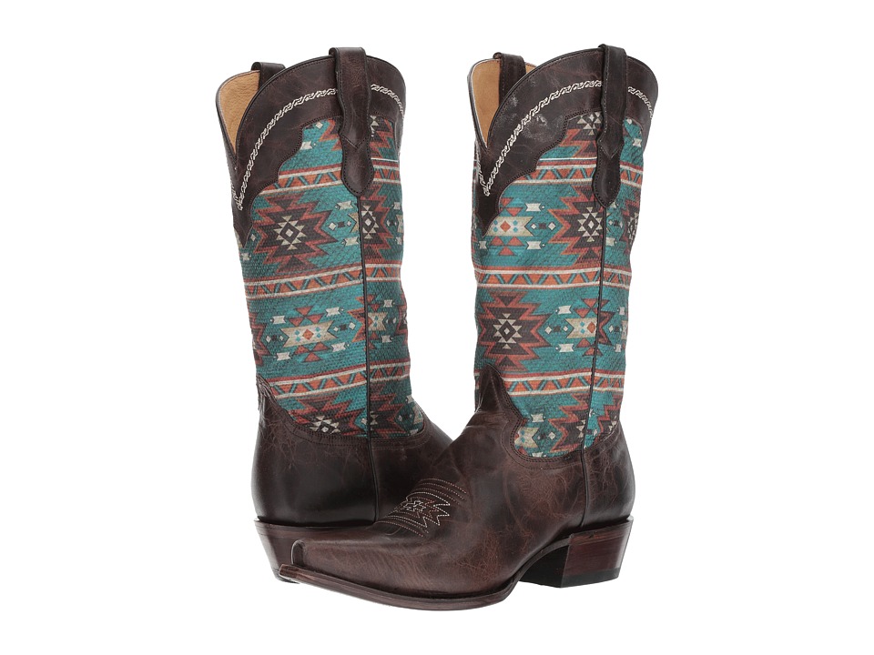 Roper Chelly (Brown Leather) Cowboy Boots