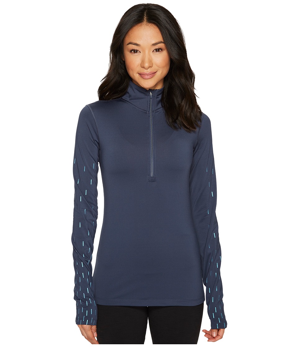 Nike Pro Linear Rain Hyperwarm Top (Thunder Blue/Black) Women
