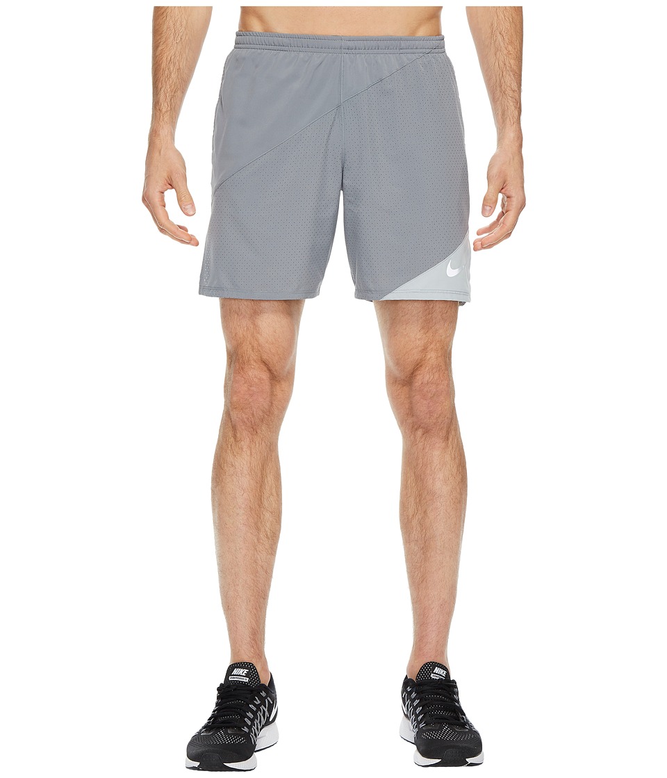 Nike Distance 7 Running Short (Cool Grey/Wolf Grey) Men