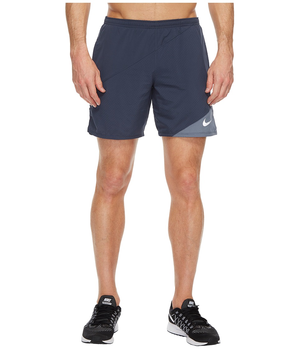 Nike Distance 7 Running Short (Thunder Blue/Armory Blue) Men