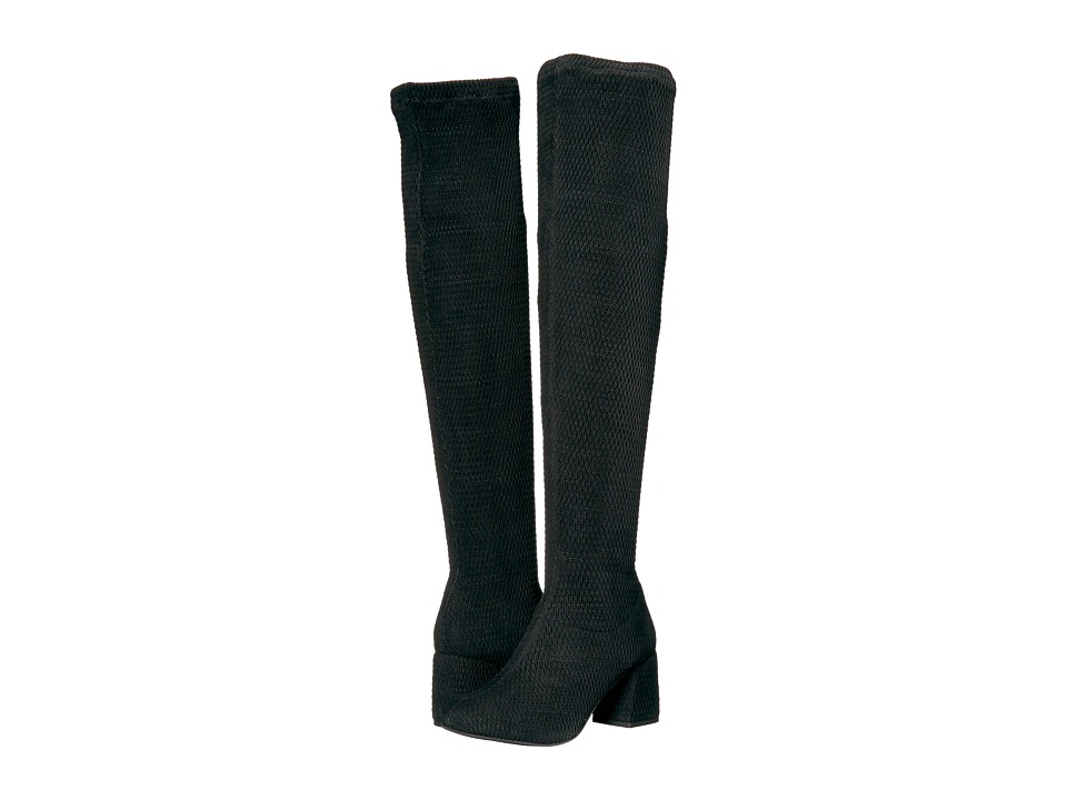 Seychelles Act One (Black Quilted Stretch) Women