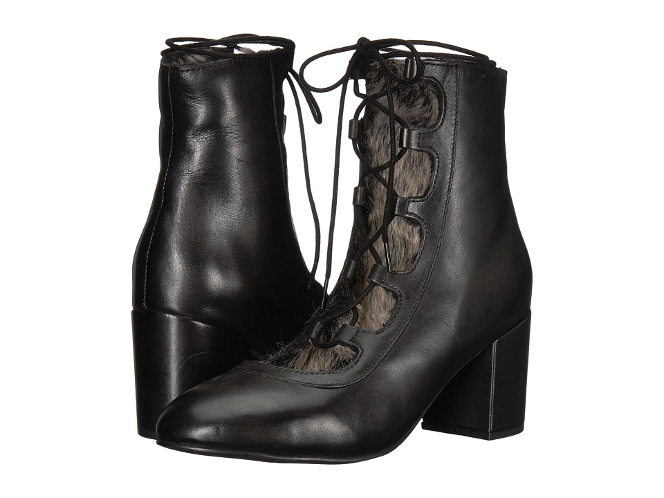 Seychelles Monologue (Black Leather/Fur) Women