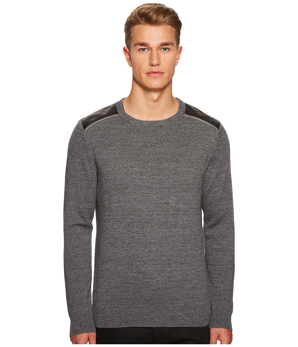 The Kooples Knit Pullover (Grey) Men