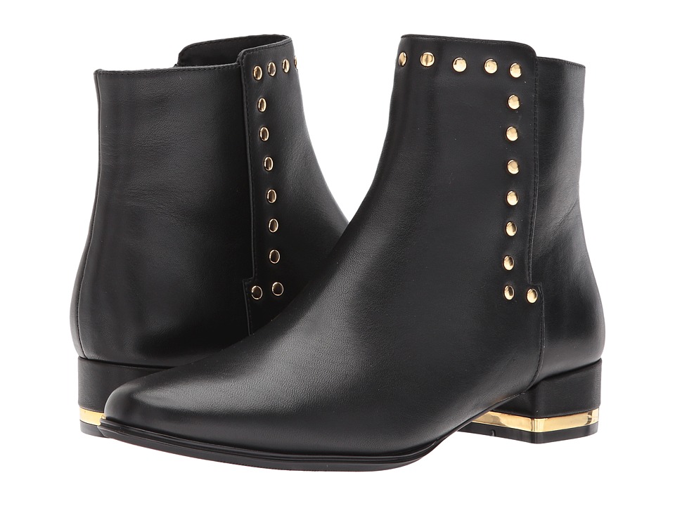 Vaneli Amina (Black Nappa/Gold Trim) Women