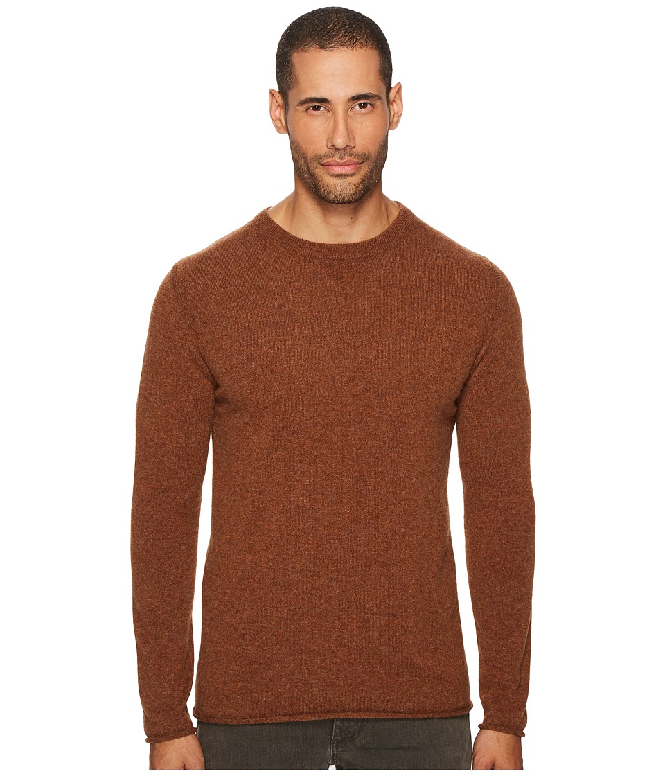 Billy Reid Cashmere Crew Sweater (Rust) Men