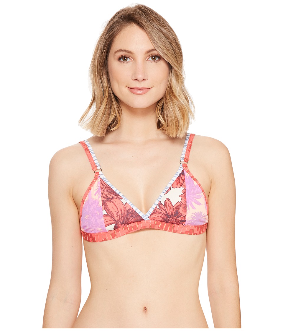 Maaji Orchid Dolphins Fixed Triangle Top (Multicolor) Women